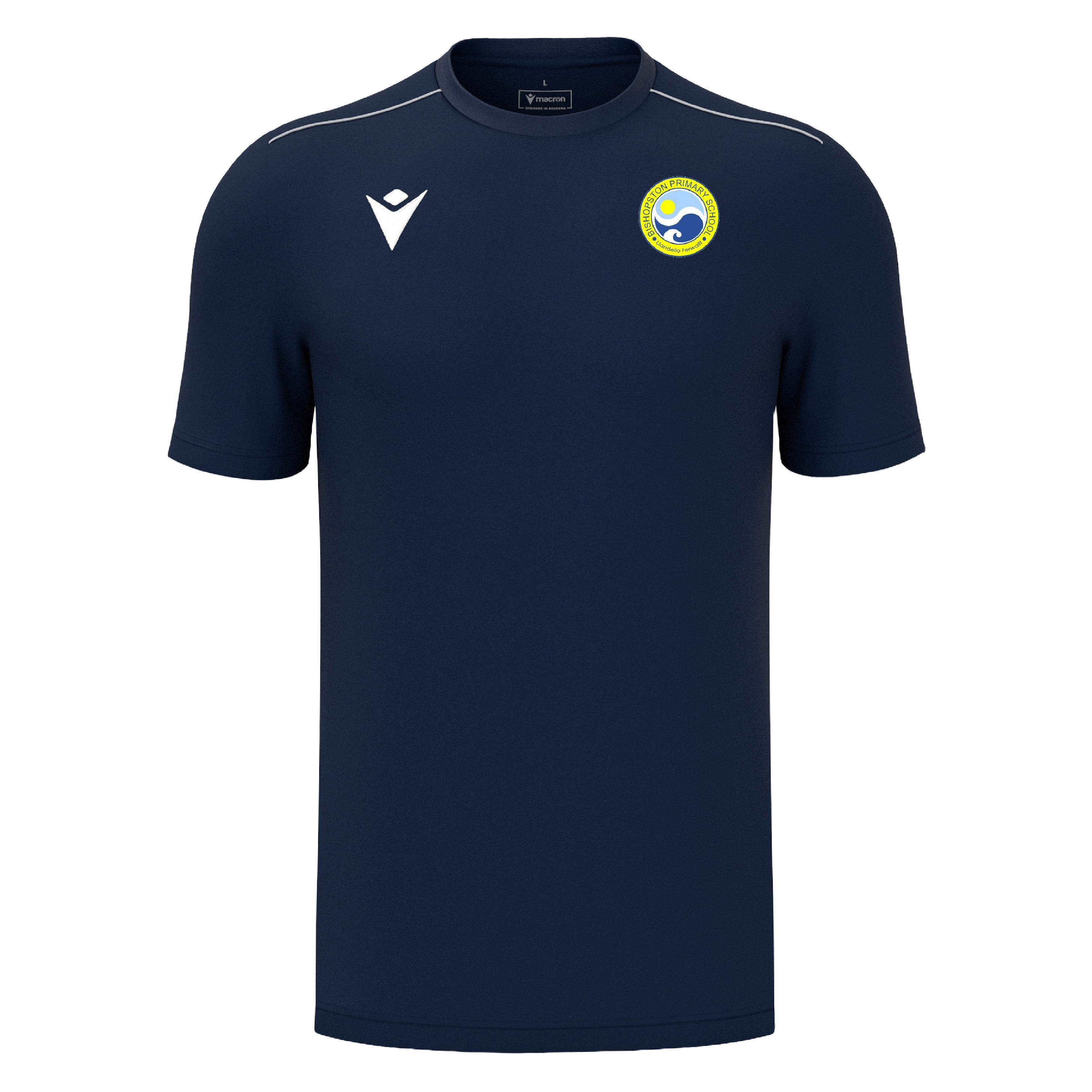 [NTH-1269] Bishopston Primary School RIGEL Hero Shirt Navy JR [E]